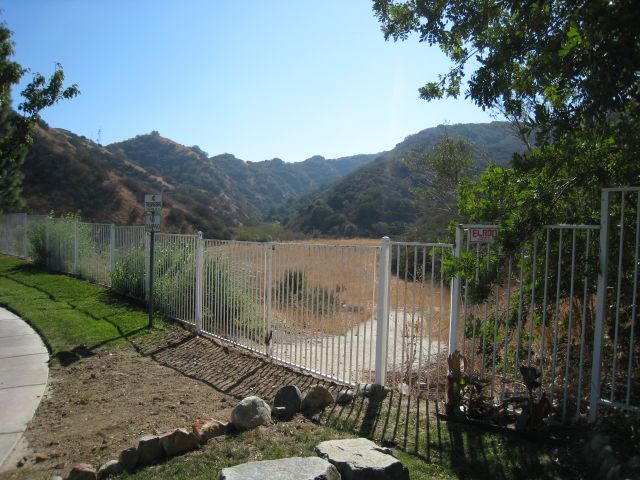 View from end of Canyon Crest