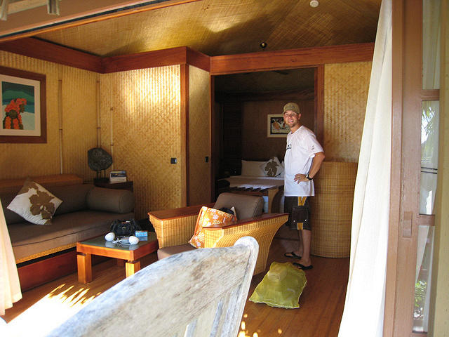 Jason loves our bungalow