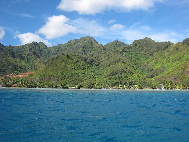 the island of Moorea