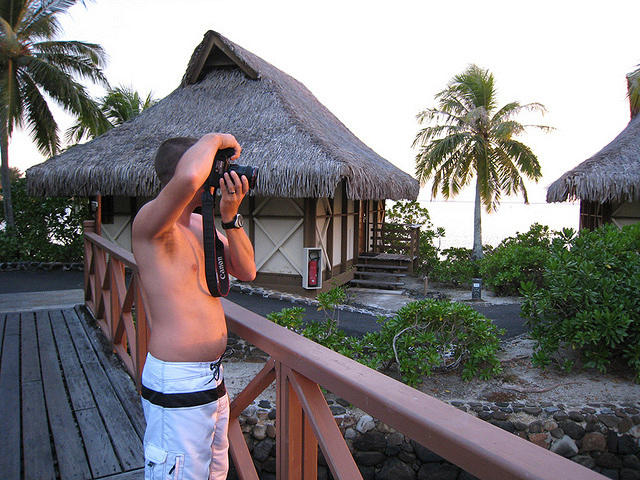 Jason takign sunrise pictures