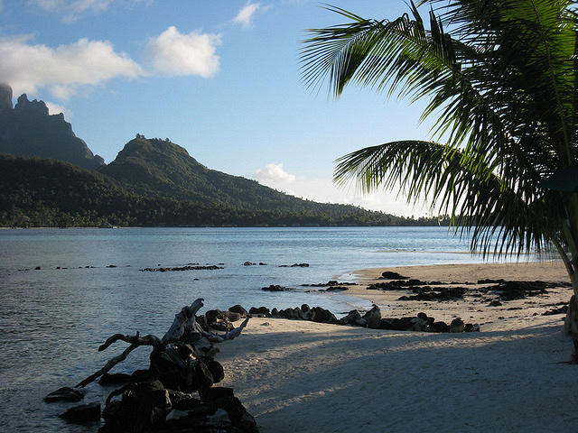 waiting for the boat to come pick us up