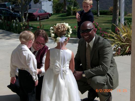 Lexi and Kyler with Marc and Harry